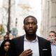 Rapper Meek Mill arrives at the criminal-justice center in Philadelphia on Nov. 6, 2017. (Matt Rourke/AP Images)